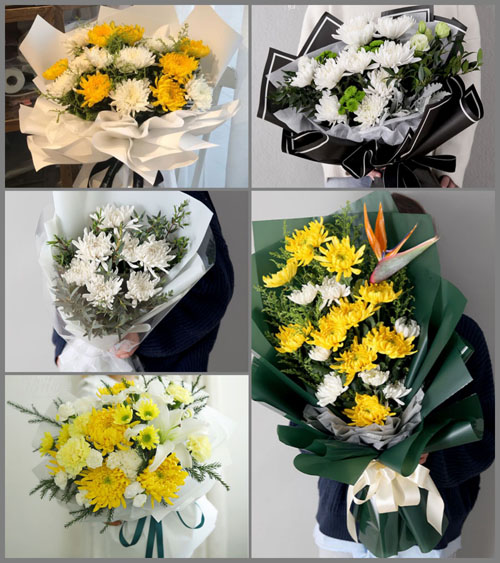 贵州六盘水六枝特区梭嘎苗族彝族乡高兴村白事花束代送